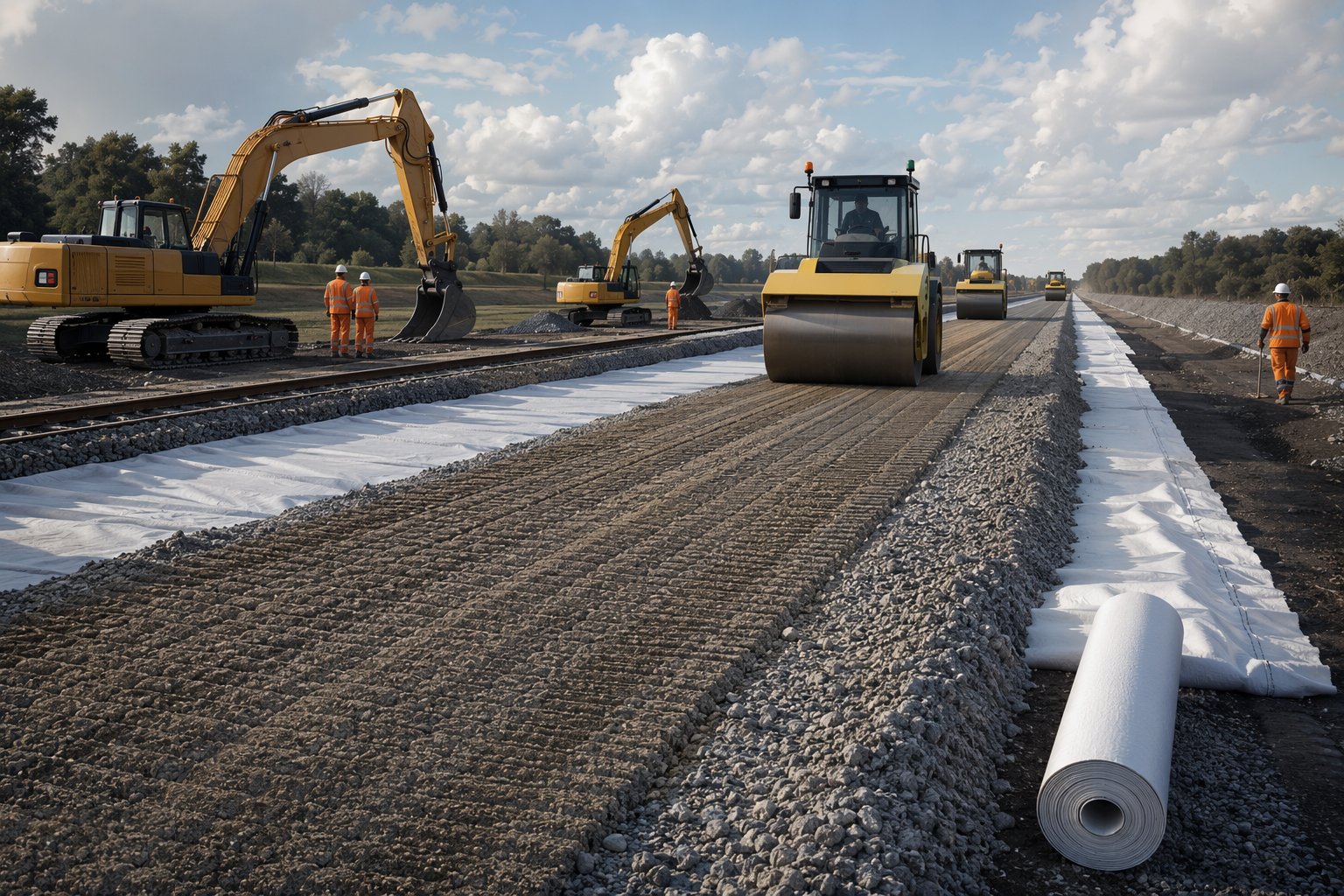 Protect the trackbed and hand over — Rail Formation & Trackbed, step 6