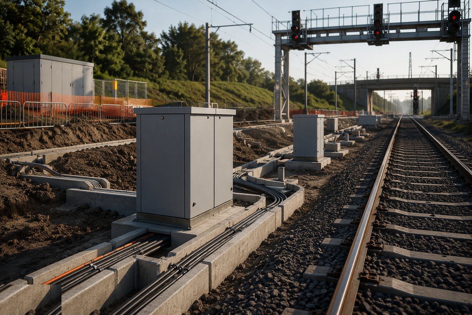 Install location cases and equipment buildings — Signalling & Telecoms, step 2