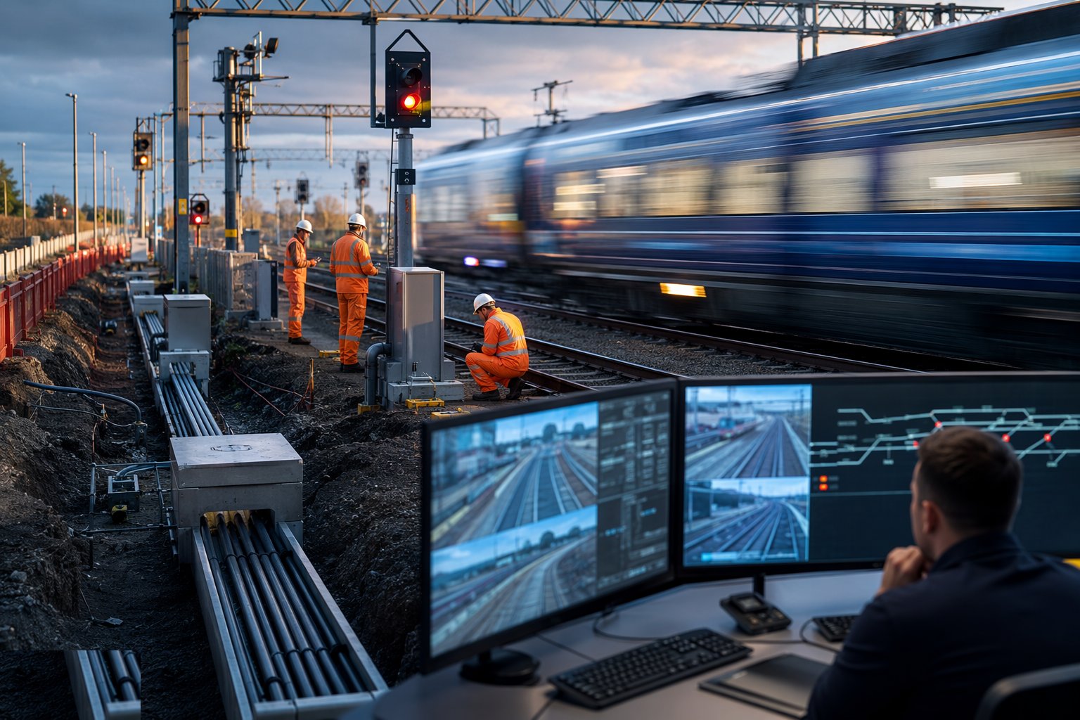 Integrate, dynamically test and commission — Signalling & Telecoms, step 6