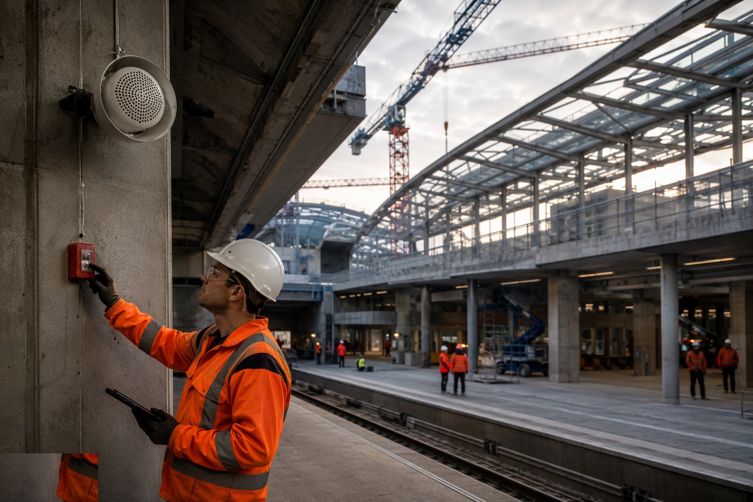 Commission the station as a system — Station Construction, step 6
