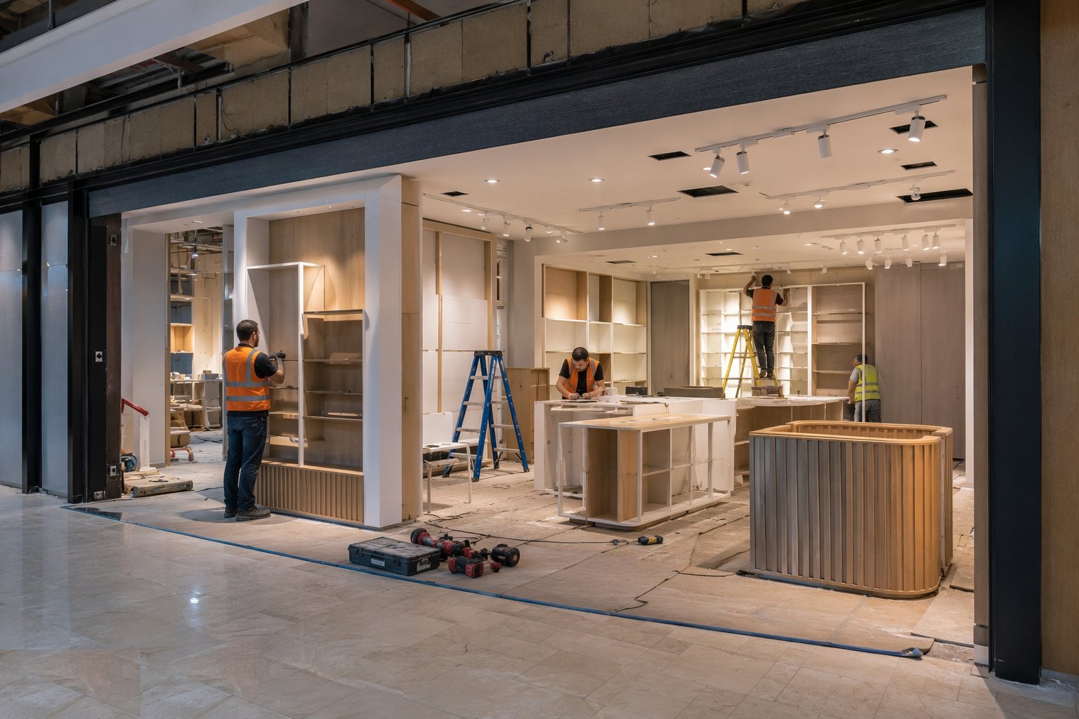 Finishes, joinery and the merchandising fit — Shopfitting & Retail Fit-Out, step 5
