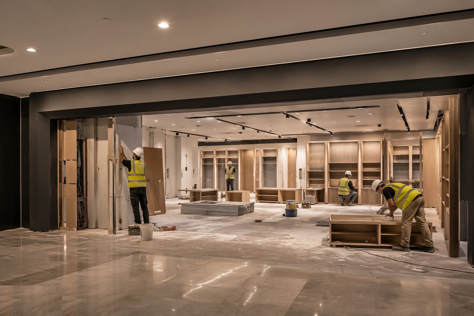 Test, snag and open for trade — Shopfitting & Retail Fit-Out, step 6
