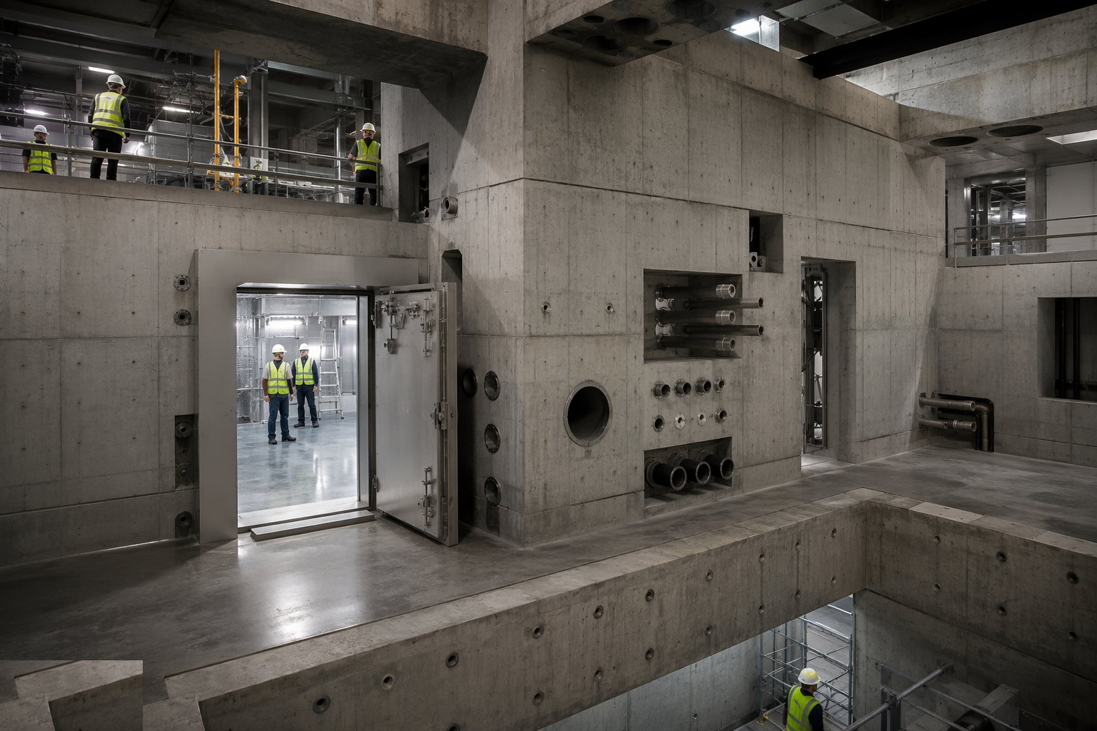 Construct the sealed envelope — Containment Facilities (BSL Construction), step 2