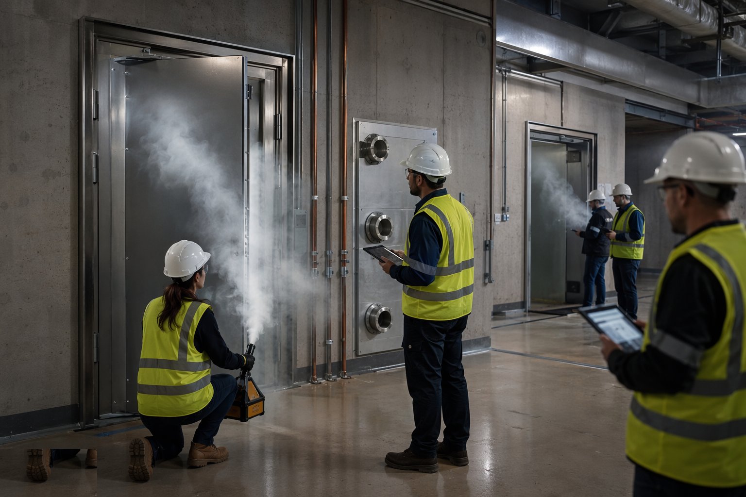 Witness testing, certification and handover — Containment Facilities (BSL Construction), step 6