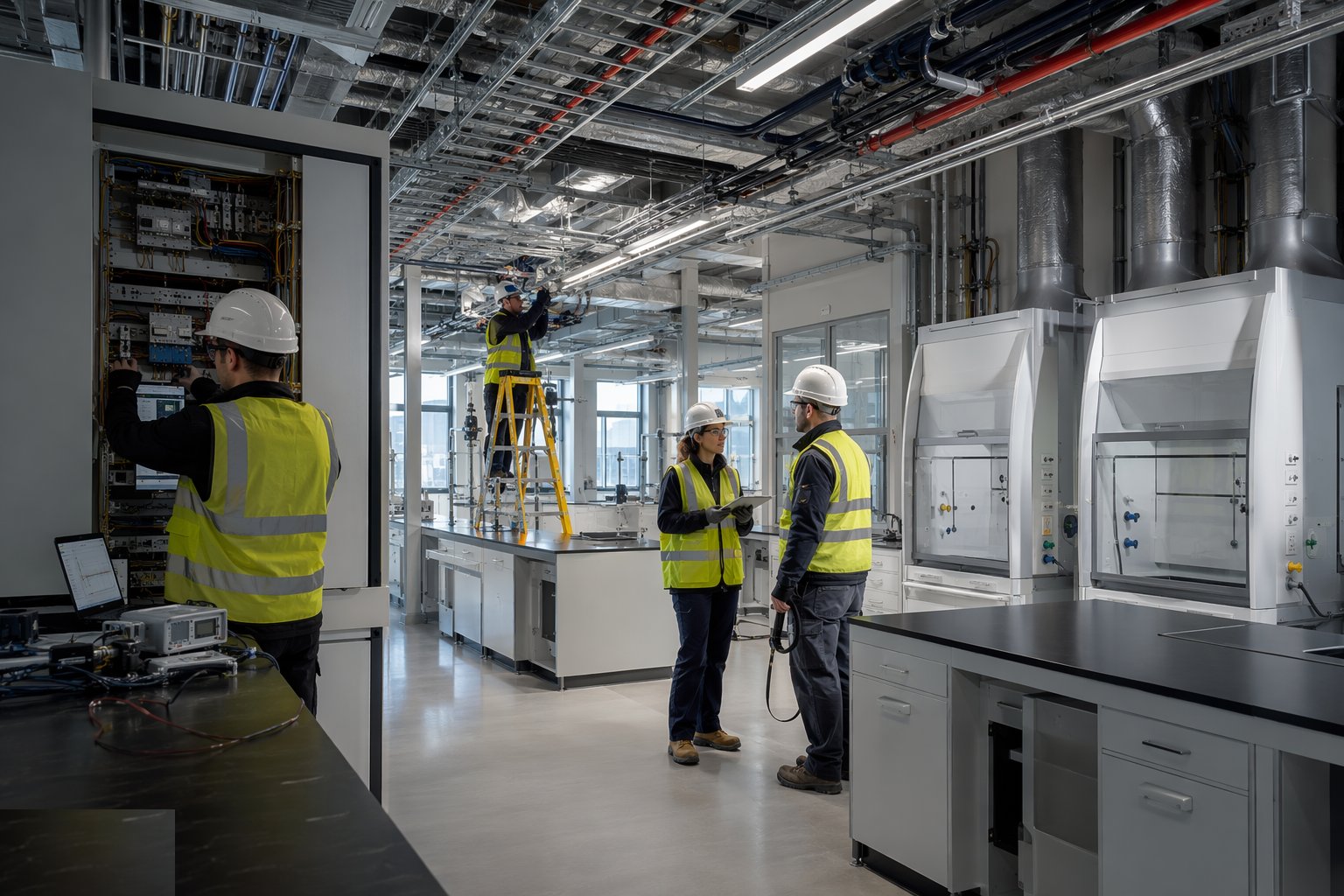 Commission, balance and validate — Laboratory Construction, step 6