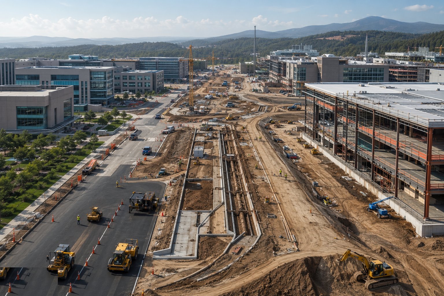 Phase plot release and manage the occupied campus — Research Campus Infrastructure, step 6
