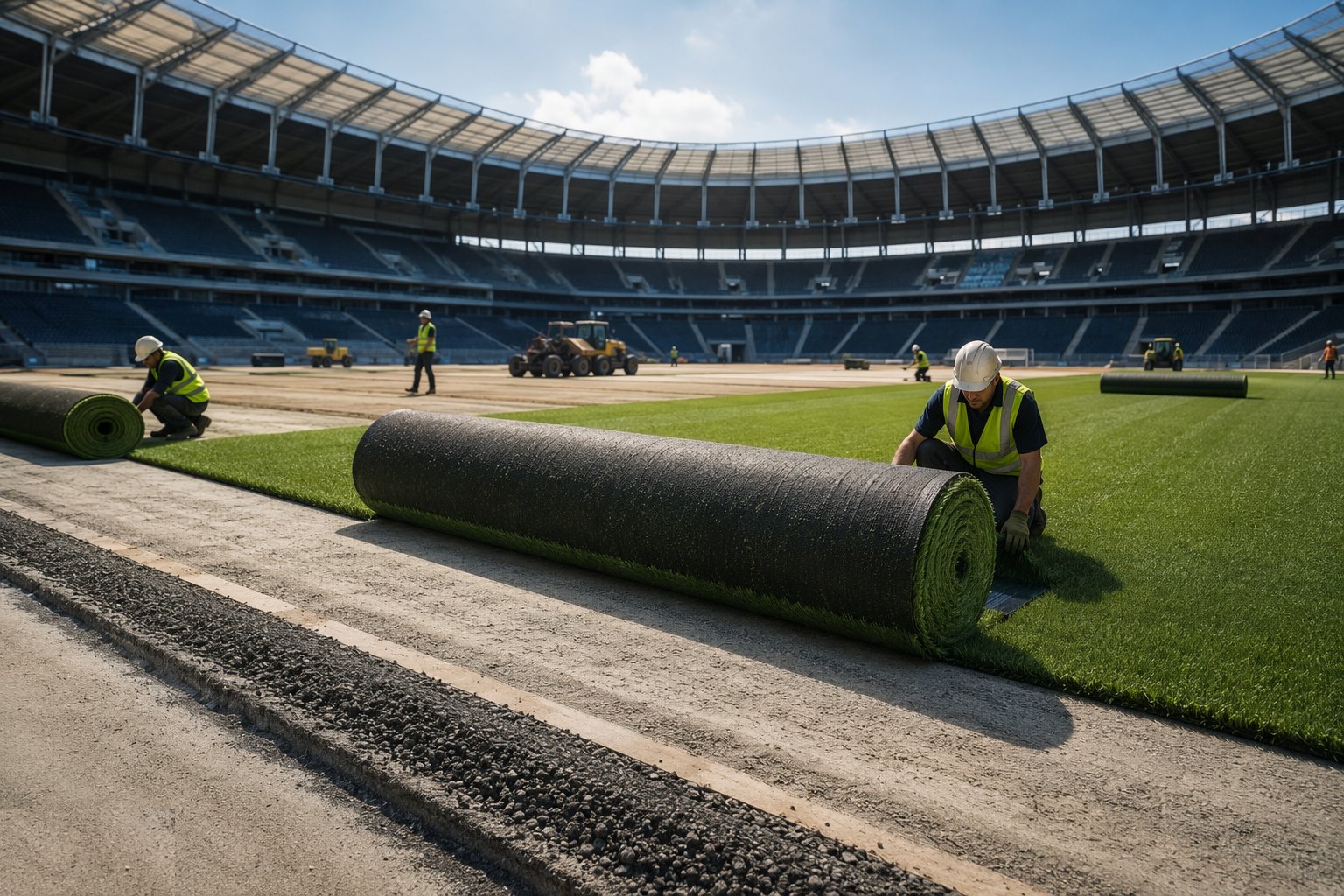 Lay the surface — Pitches, Tracks & Playing Surfaces, step 5