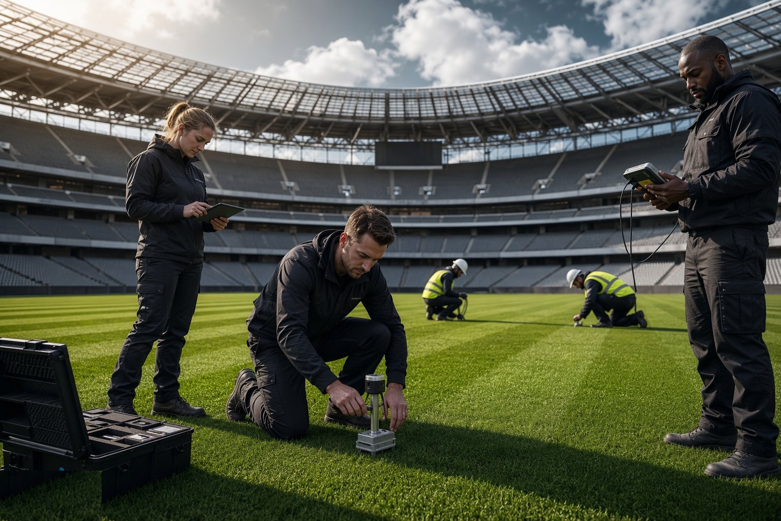 Test, certify and hand over — Pitches, Tracks & Playing Surfaces, step 7