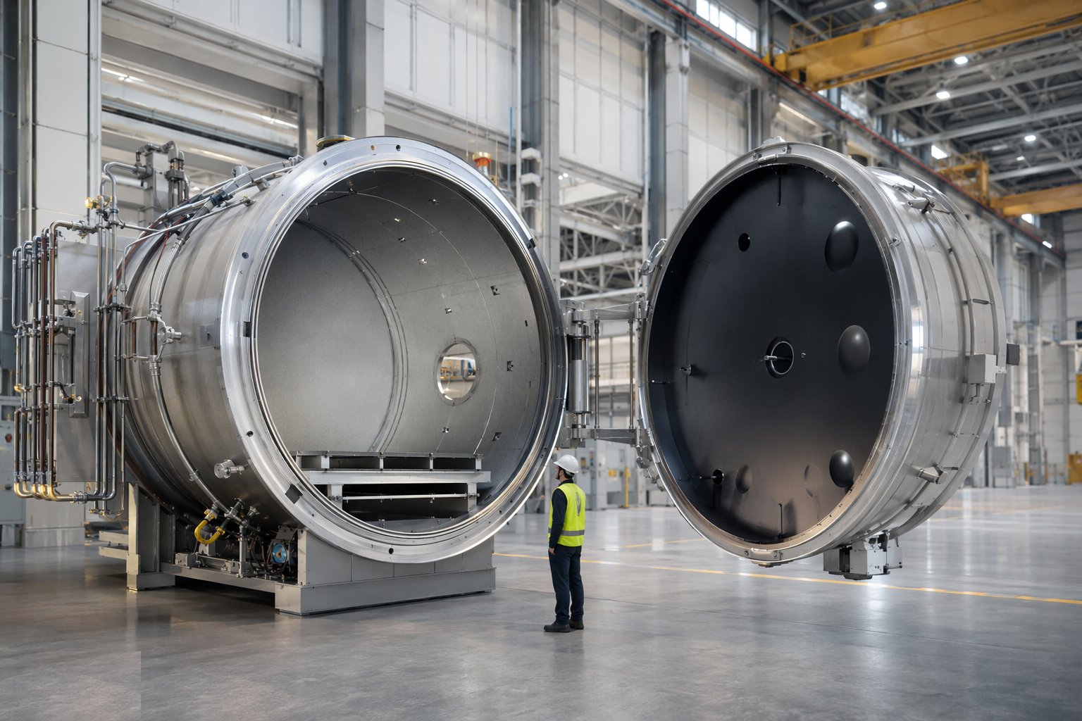 Construct and commission the test chambers — Satellite Assembly & Integration Facilities, step 5