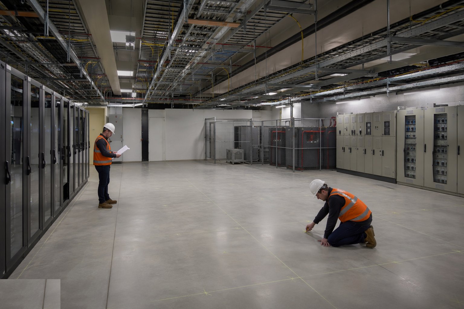 Survey, isolate and prepare the space — Telecom Exchanges & Equipment Rooms, step 1