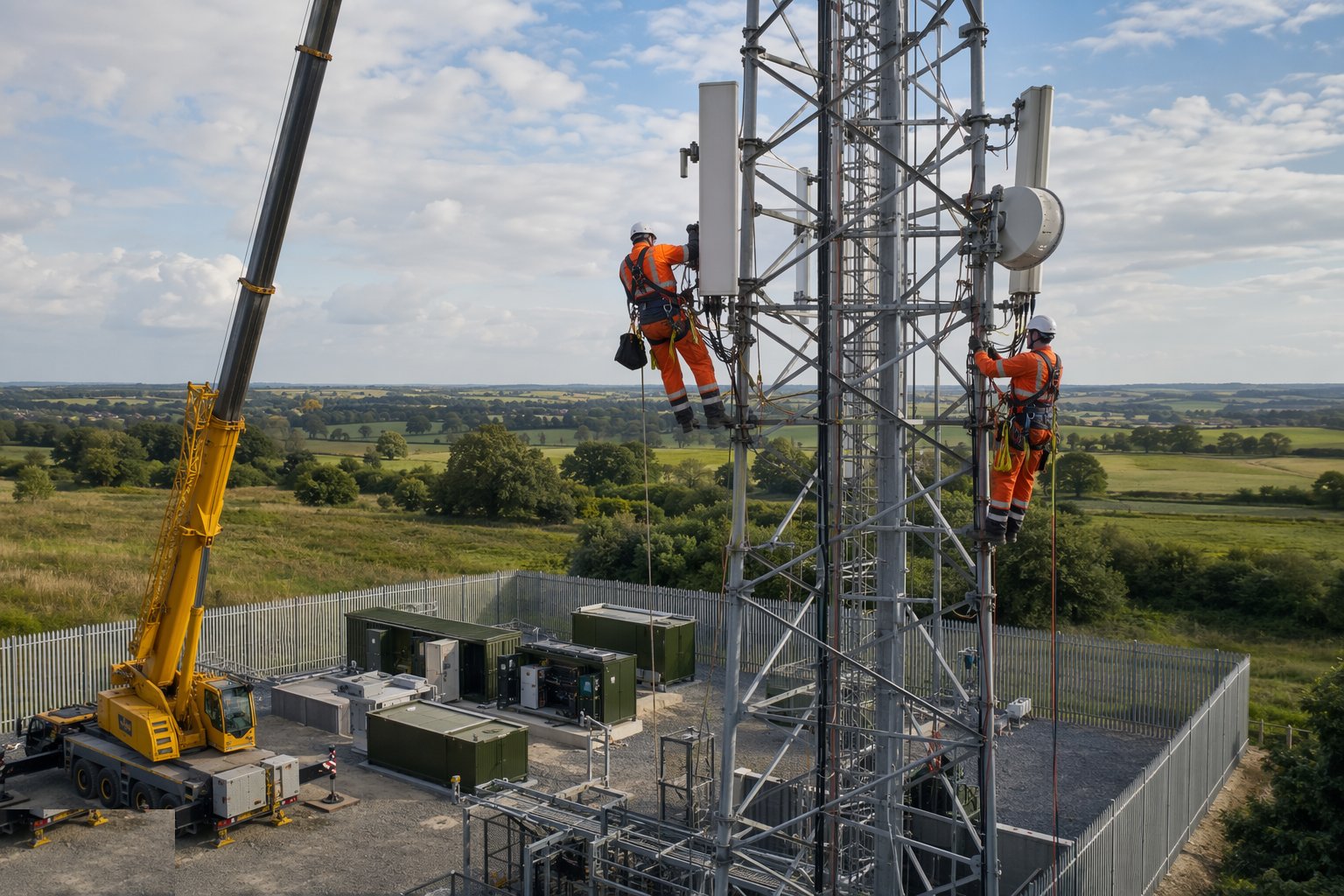 Install antennas, dishes and feeder systems — Telecom Towers, Masts & Rooftop Sites, step 5