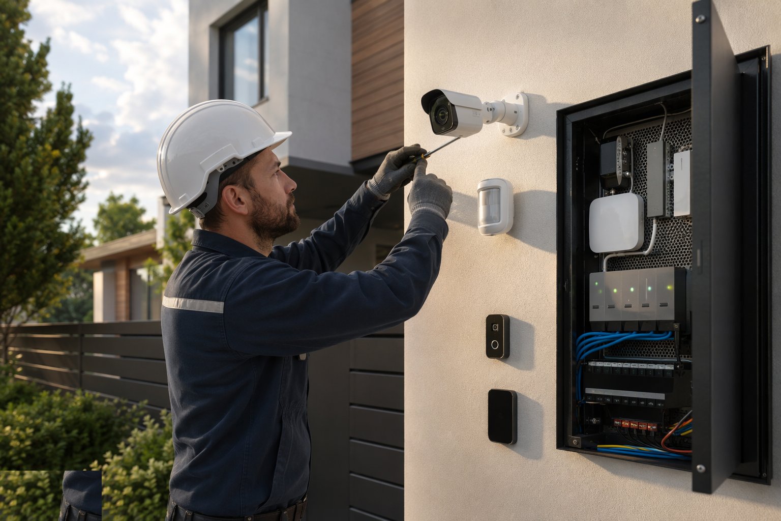 Commission retention, alarms and remote monitoring — CCTV & Security Systems Installation, step 7