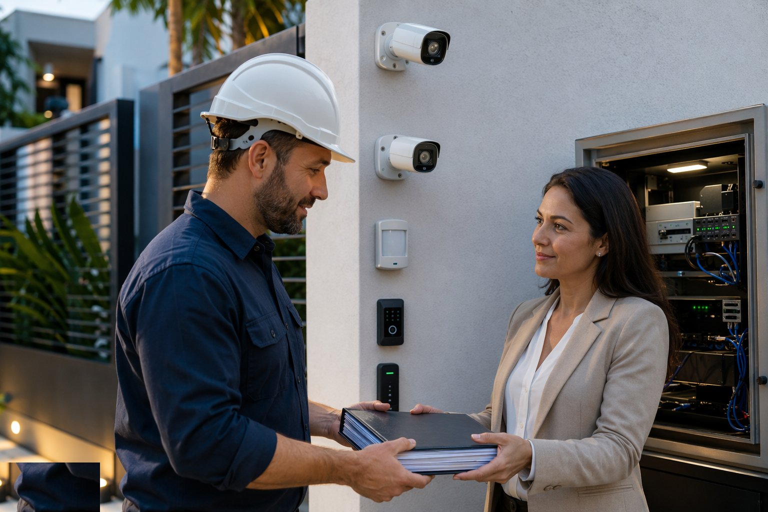 Handover — documentation, training and compliance — CCTV & Security Systems Installation, step 8