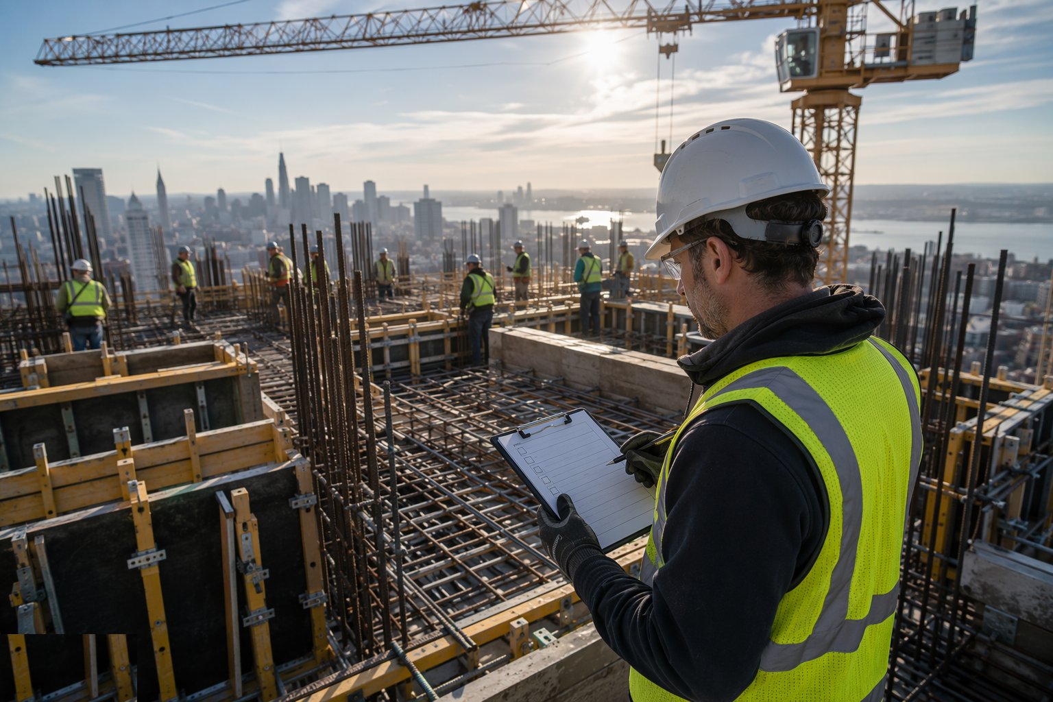 Pre-pour checks and concrete ordering — Concrete Structural Walls, step 4