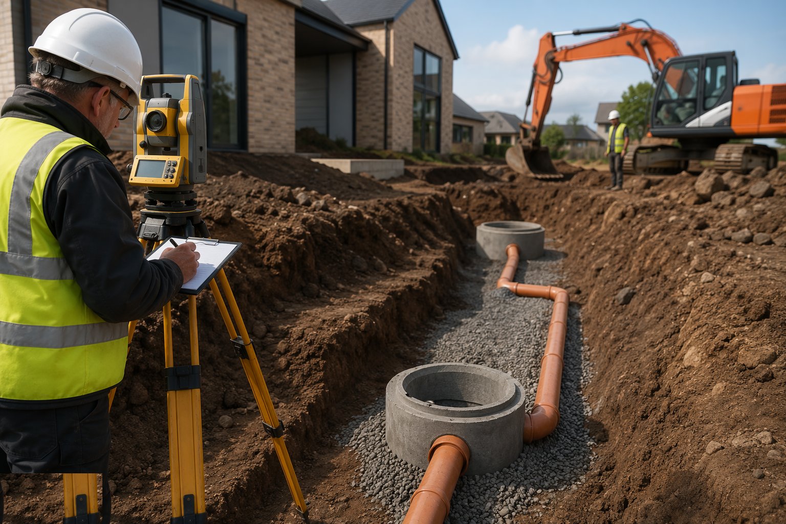 Survey, record and hand over — Below-Ground Drainage Installation, step 8