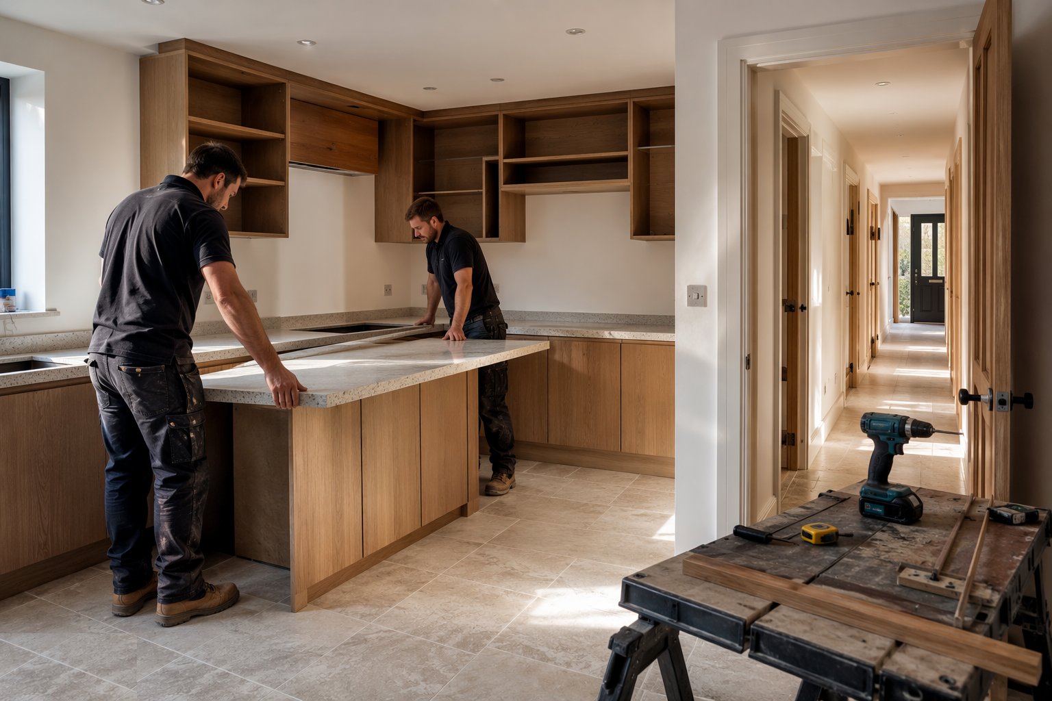 Kitchens, fitted joinery, snag and handover — Carpentry — First & Second Fix, step 8