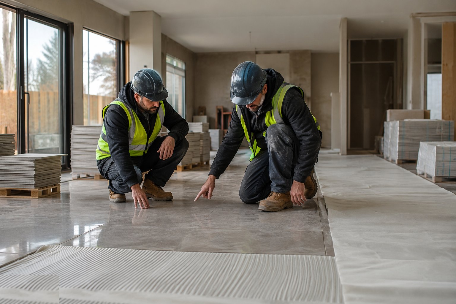 Protect, snag and hand over — Flooring & Floor Finishes, step 8