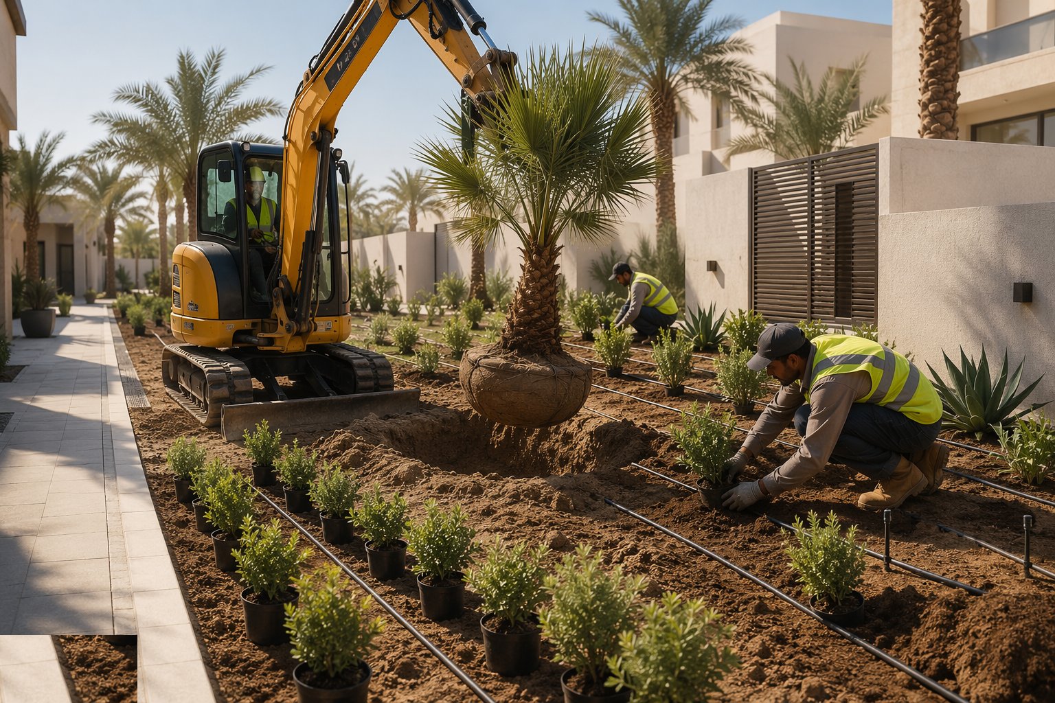 Planting — trees, shrubs and hedges — Soft Landscaping & Gardens (Homes & Villas), step 6