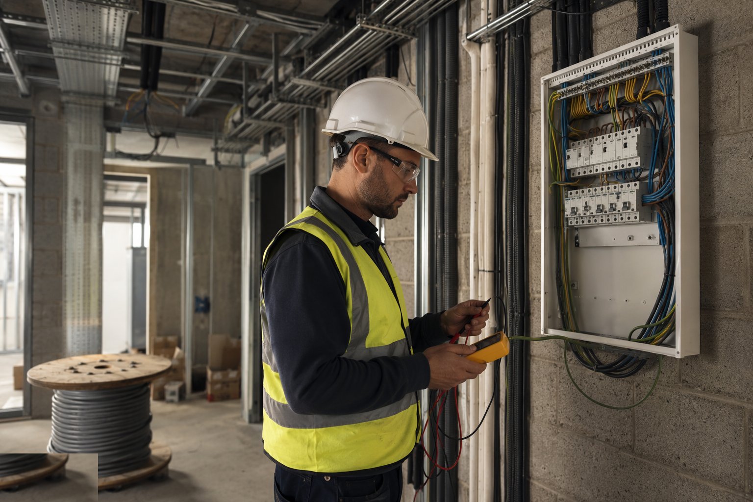 Inspection and dead testing — MEP — Electrical (First & Second Fix), step 6