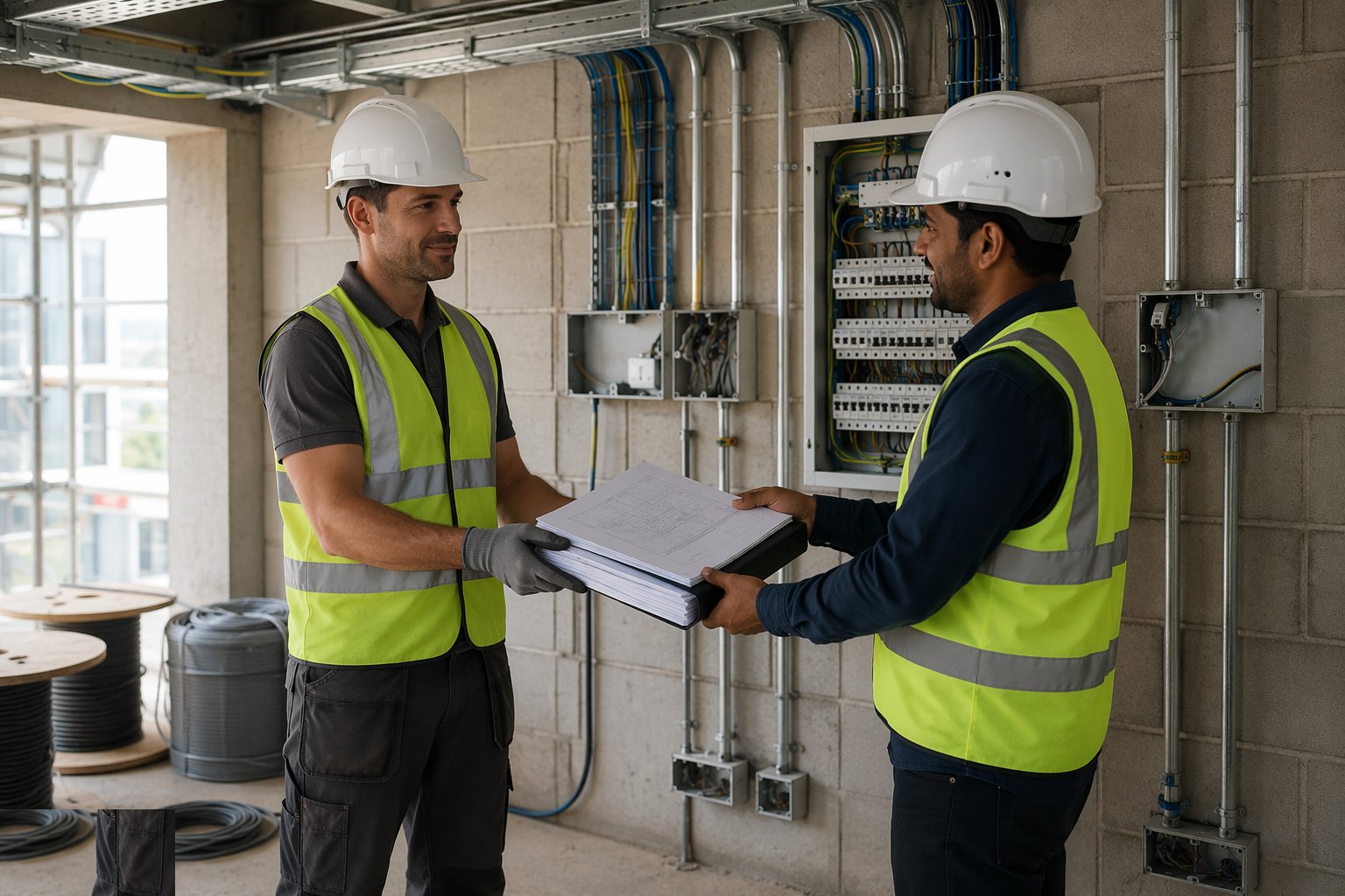 Certification, labelling and handover — MEP — Electrical (First & Second Fix), step 8