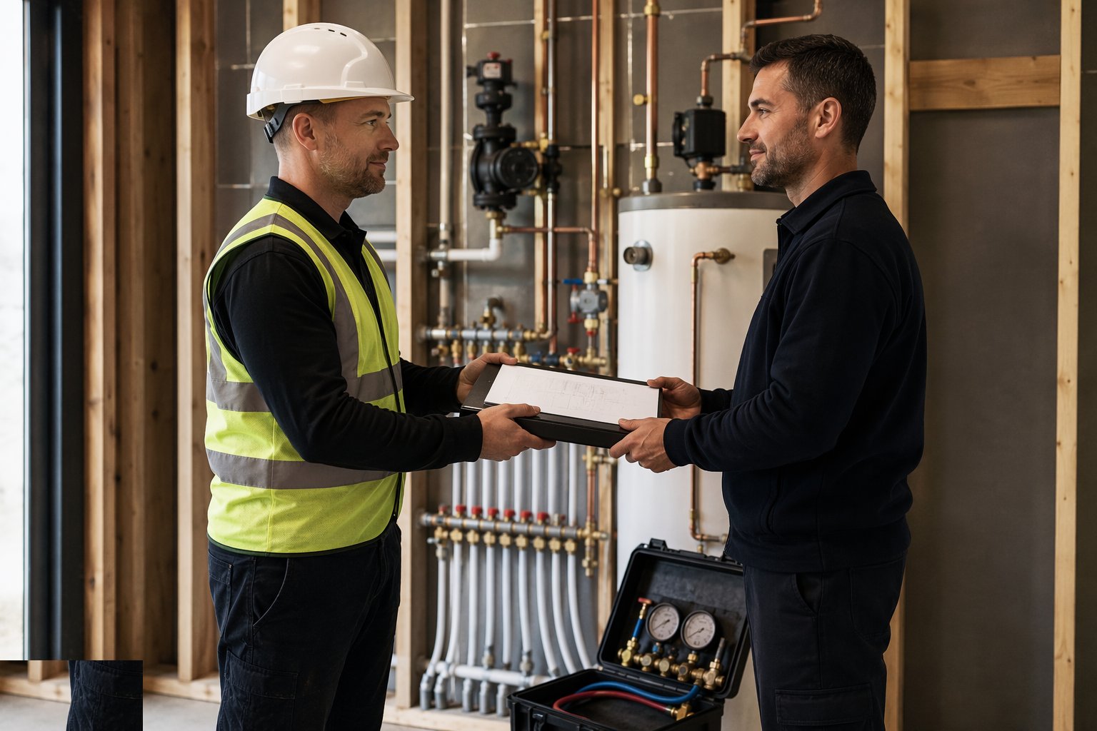 Handover — certification, isolation plan and O&M — MEP — Plumbing (First & Second Fix), step 8