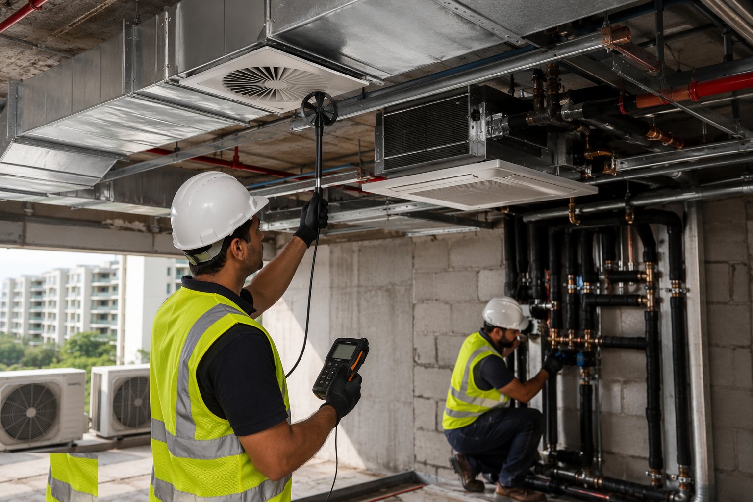 Air and water balancing — Ventilation & Air Conditioning, step 7