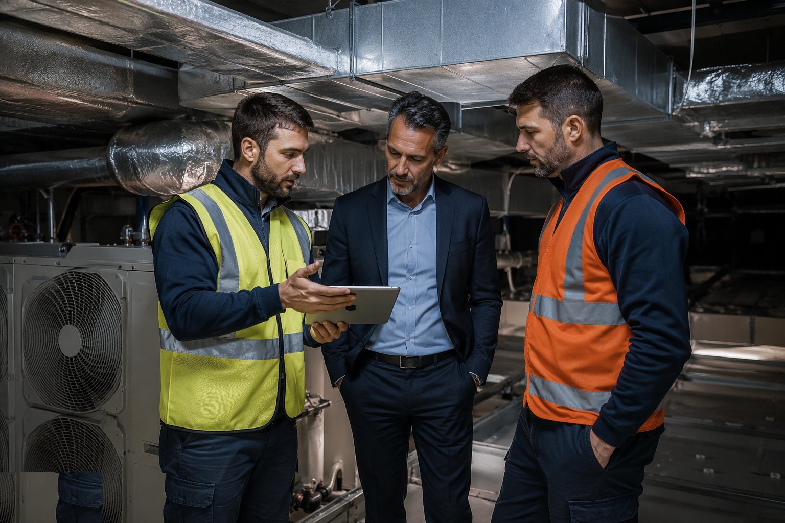 Commission, witness and hand over — Ventilation & Air Conditioning, step 8