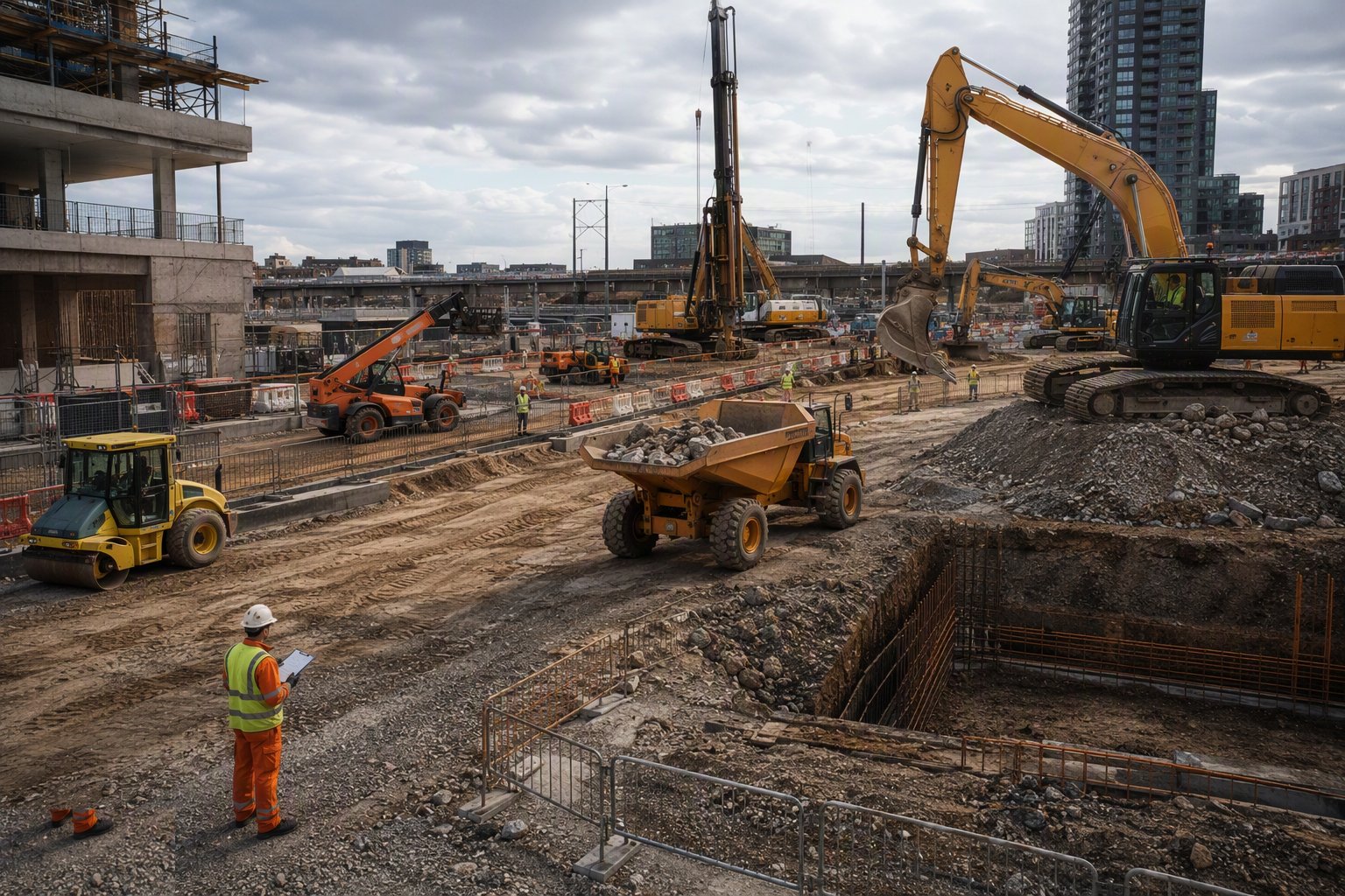 Check the ground and the space — Construction Plant and Equipment, step 2