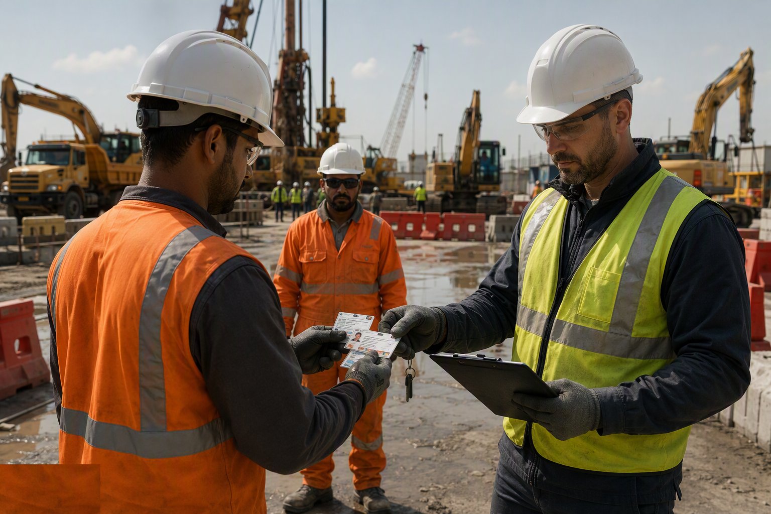 Verify the operators — Construction Plant and Equipment, step 5
