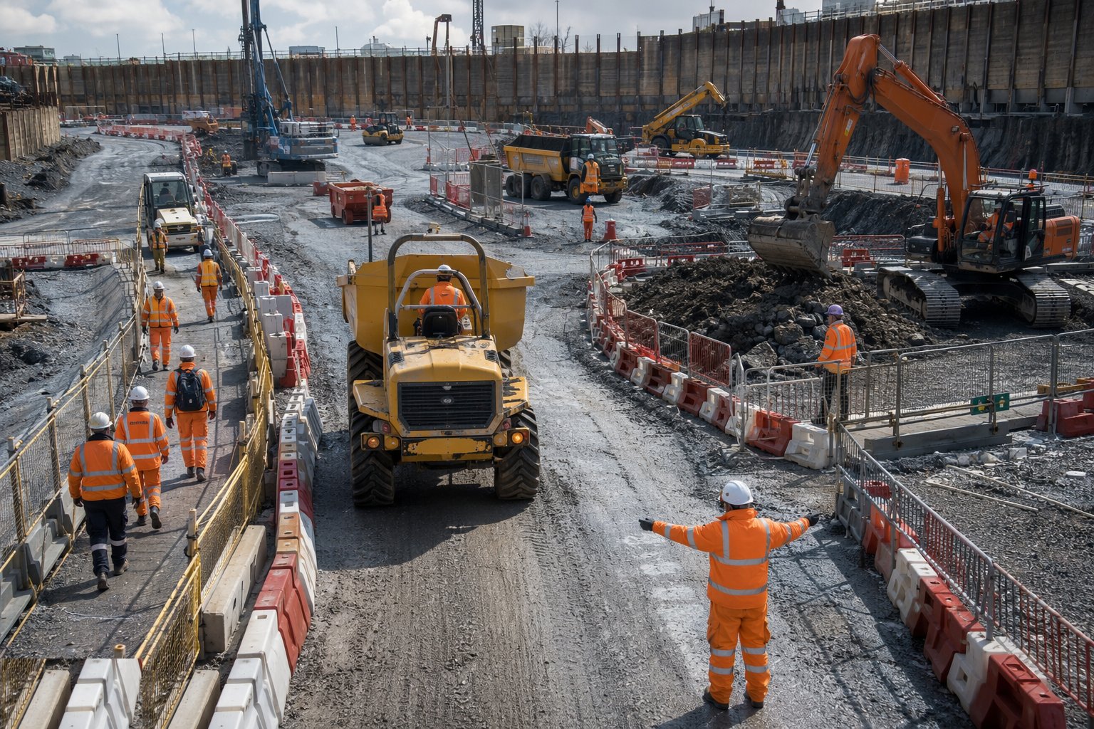 Manage the interface — people, plant and public — Construction Plant and Equipment, step 7