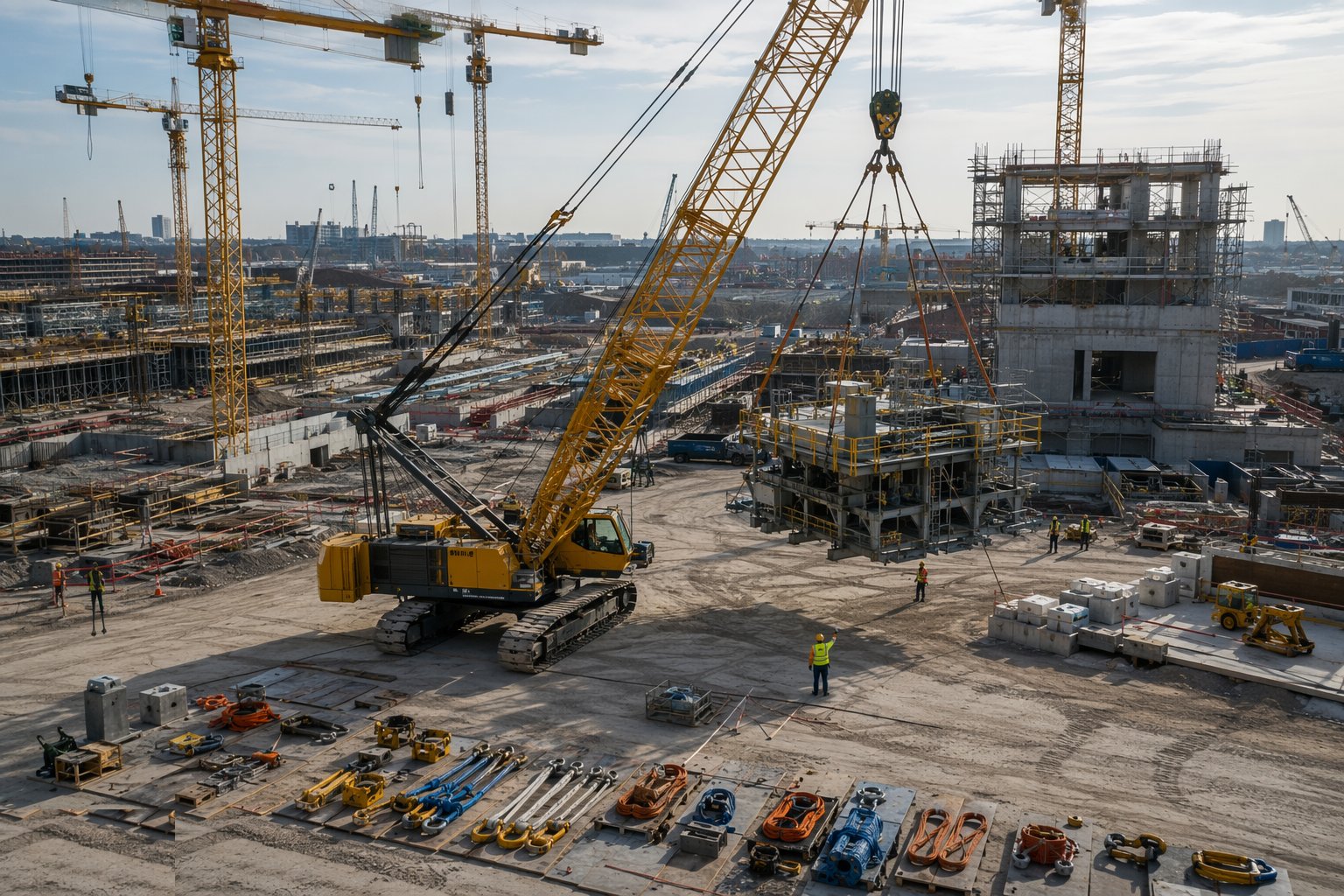 Select and position the crane — Craneage and Lifting Operations, step 2