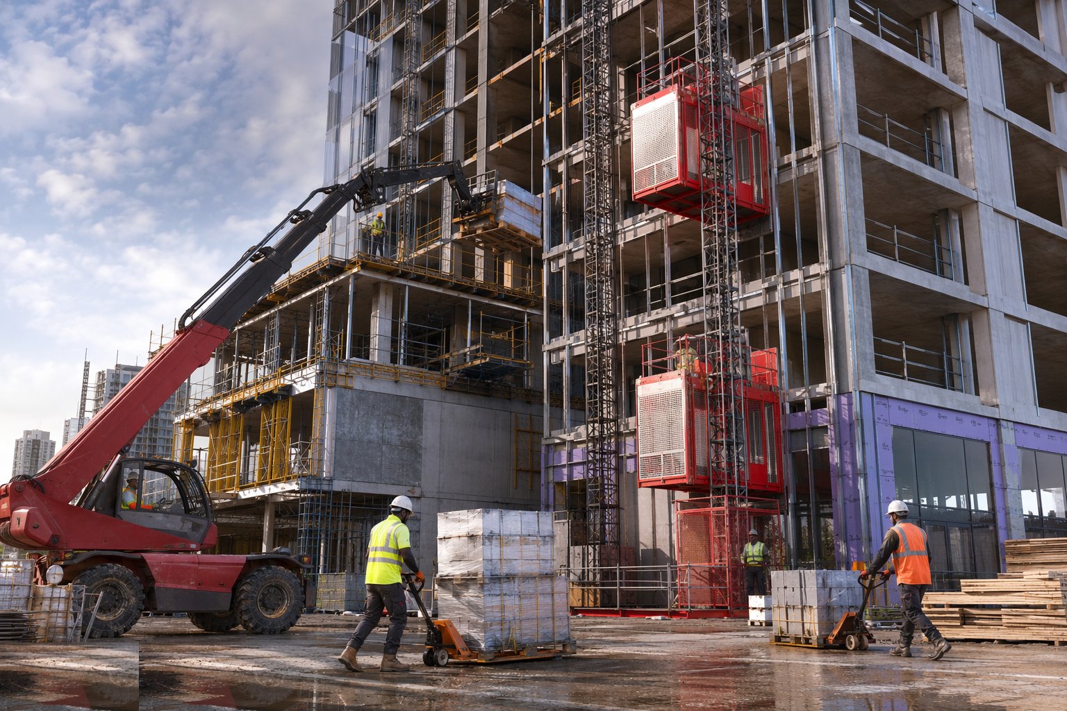 Run the booking and loading discipline — Hoists, Mast Climbers and Material Handling, step 4