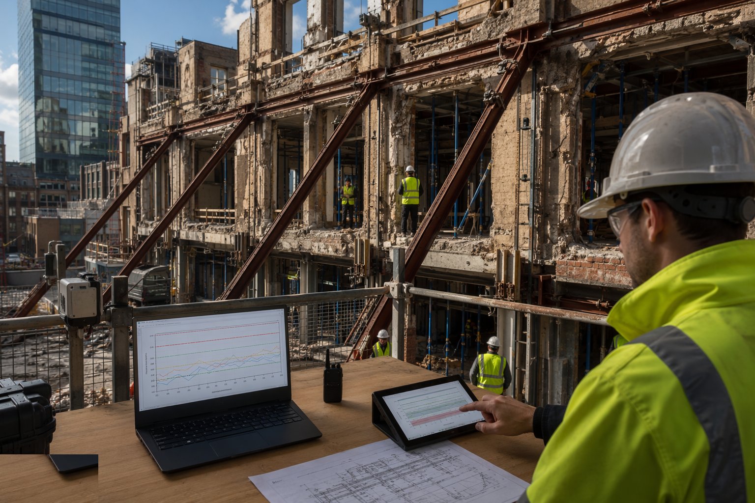 Monitor, inspect and respond to triggers — Propping, Façade Retention and Temporary Support, step 7