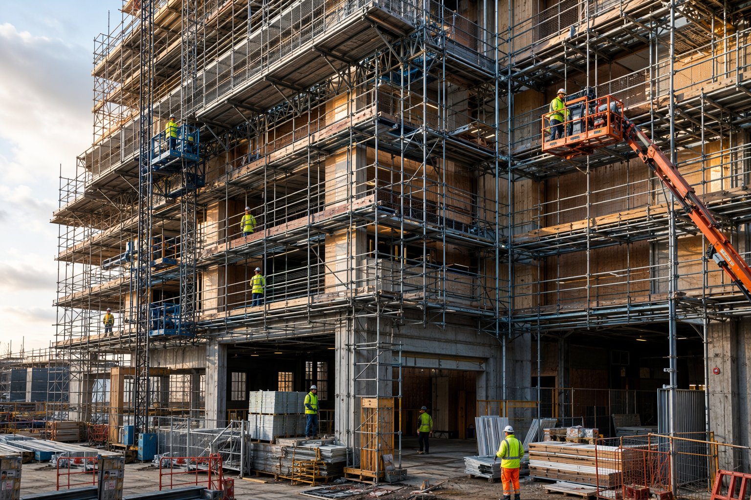 Decide the access strategy and who designs what — Scaffolding and Access Systems, step 1