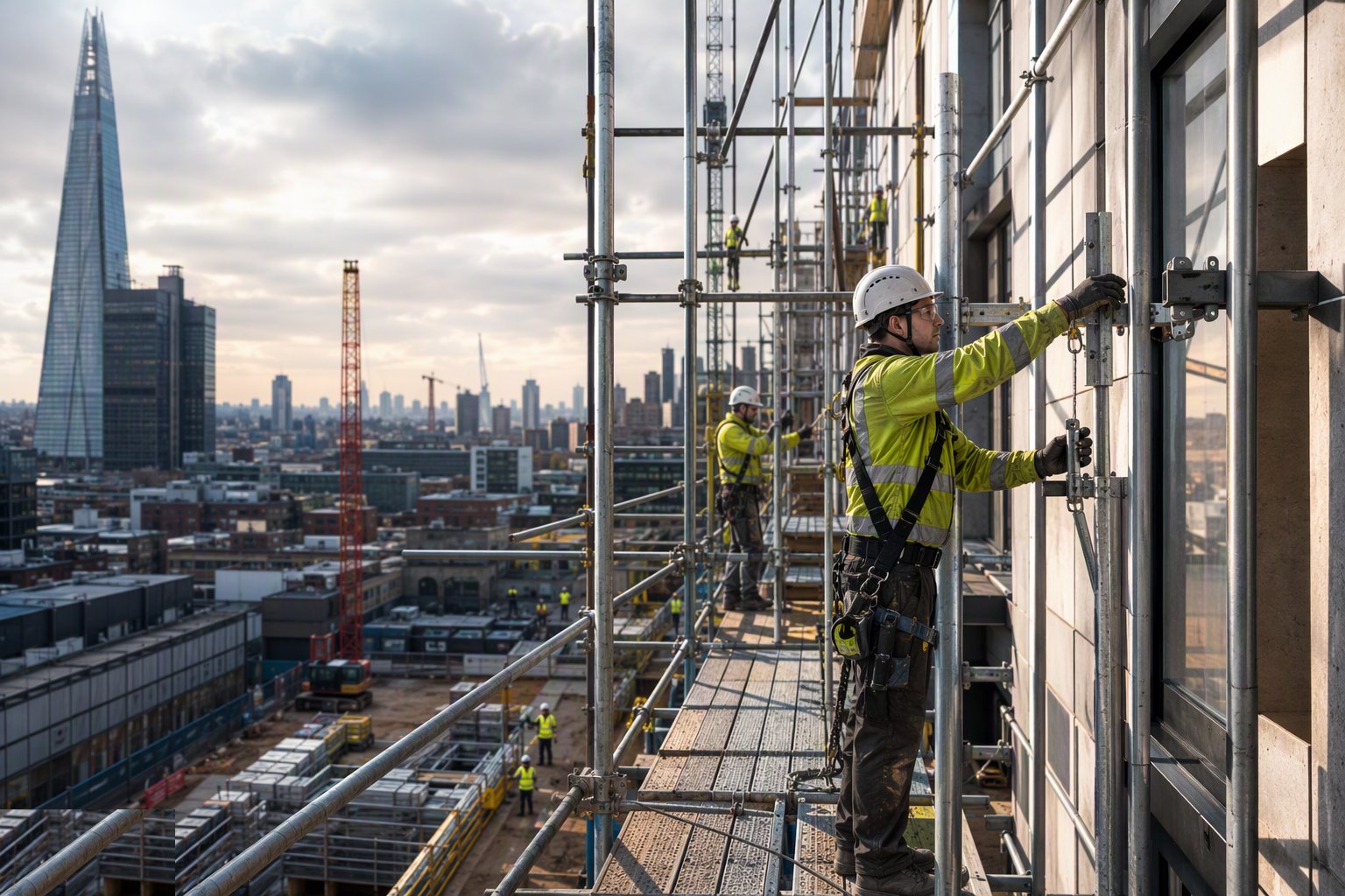 Strike in reverse and clear the anchors — Scaffolding and Access Systems, step 8