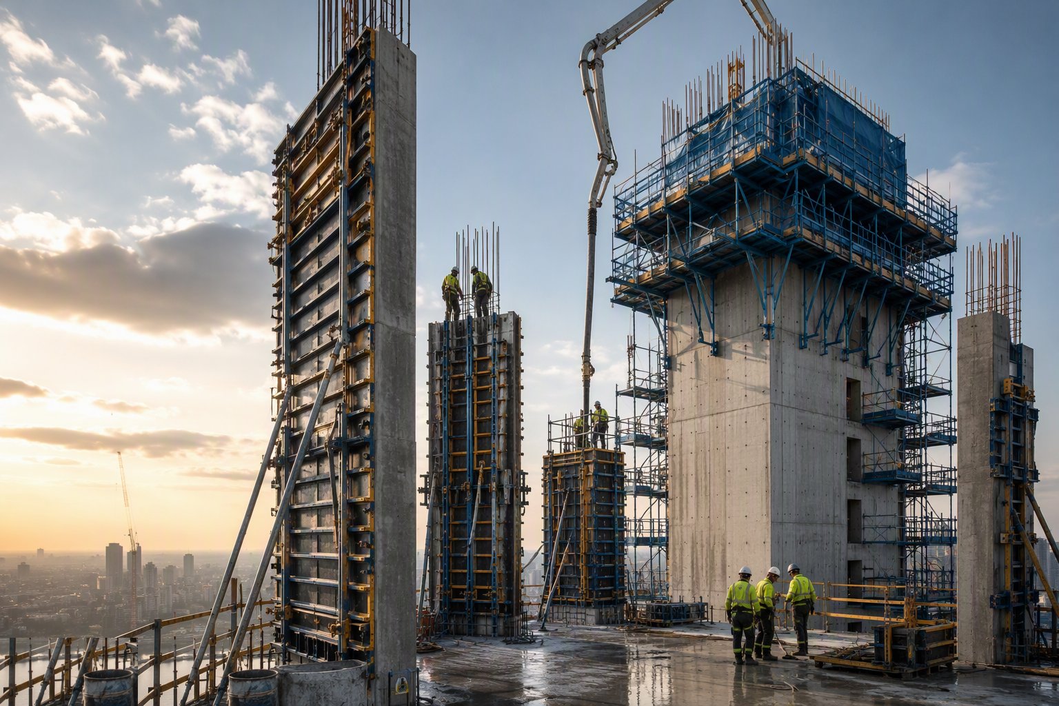 Strike on strength, not the clock — Vertical Formwork — Wall, Column, Climbing and Jump Form, step 6
