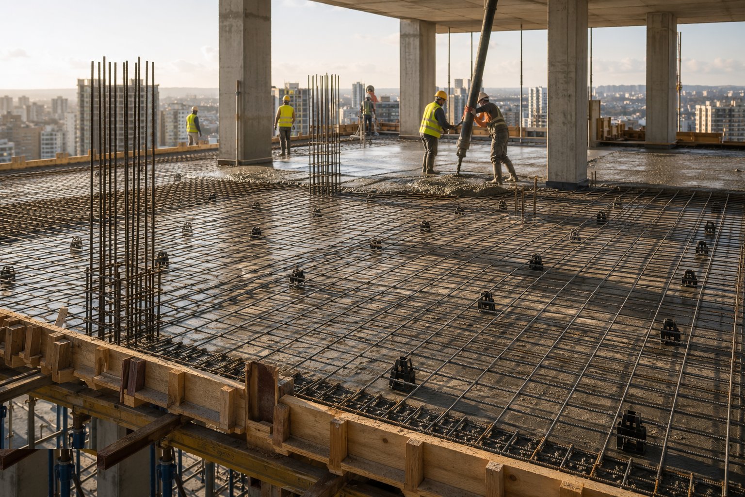 Fix beam and slab reinforcement — Beam and slab frames, step 4