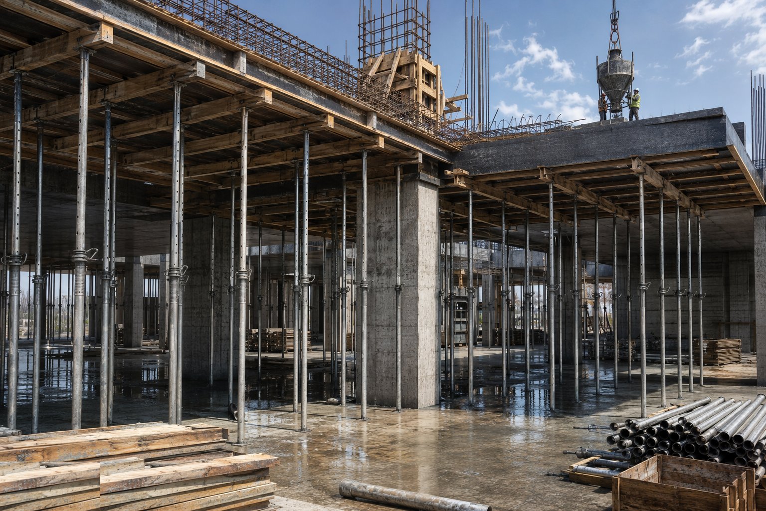 Strike by strength, not calendar — especially transfers — Beam and slab frames, step 6