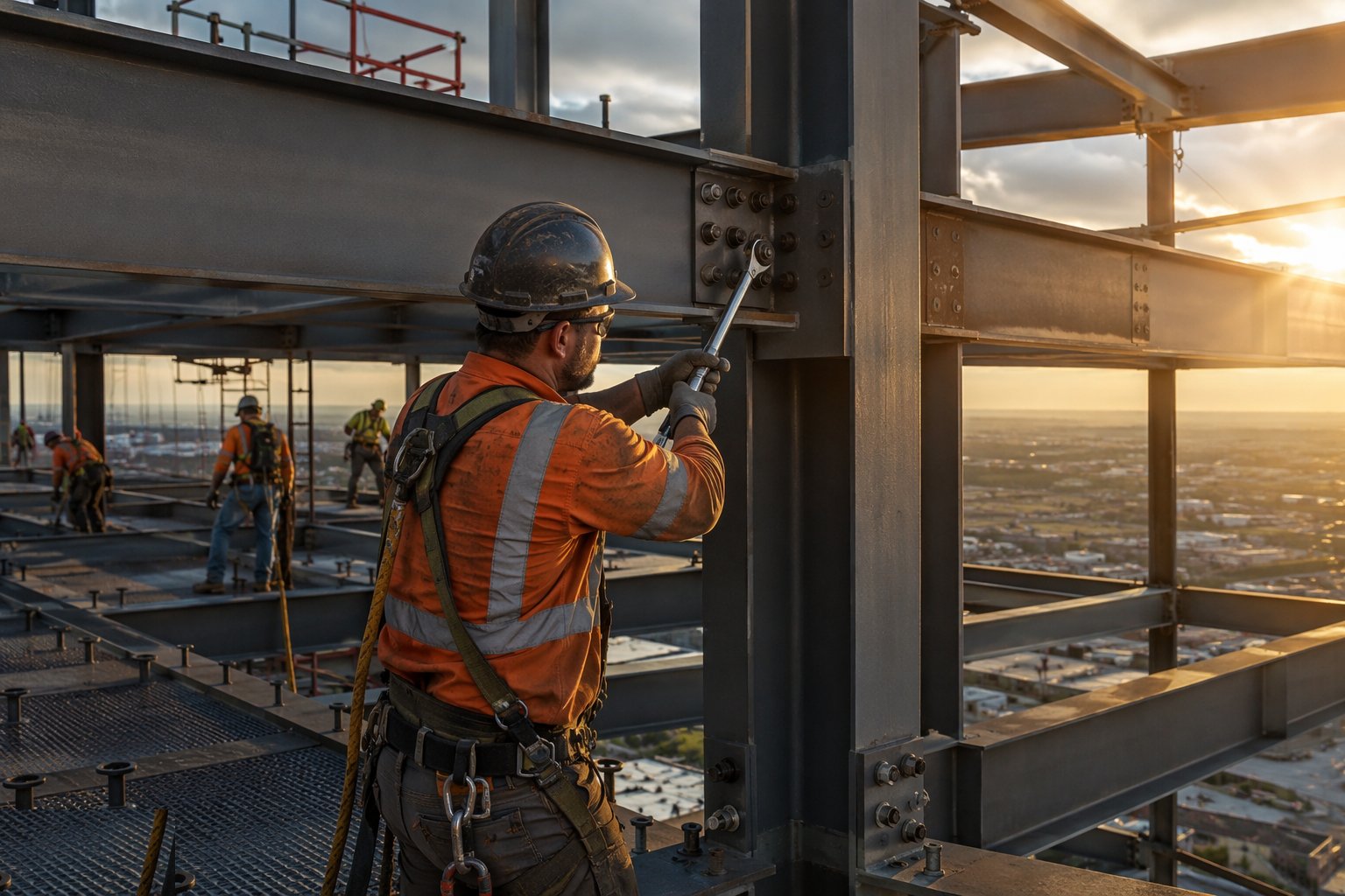 Audit and release the floor — Bolted connections, step 5