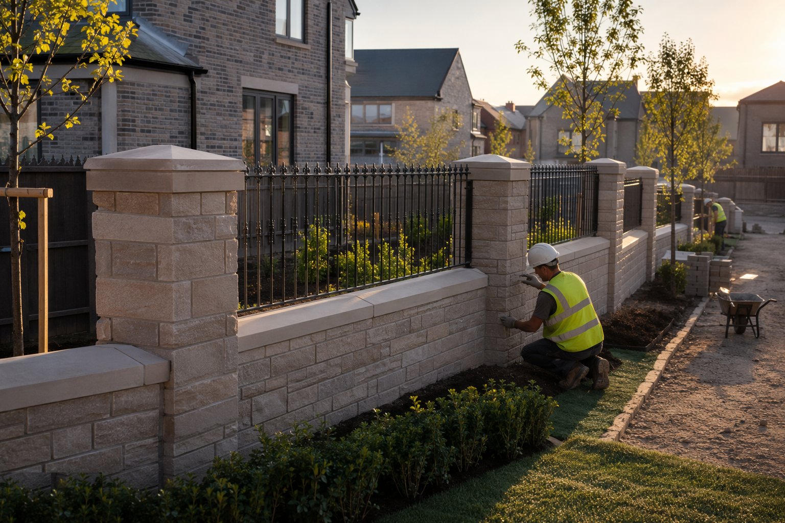 Build walls and fix fences — Boundaries and soft landscaping, step 2