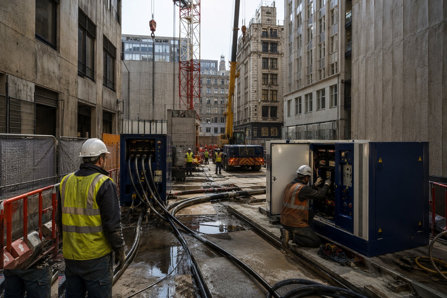 Bring in power and manage the interface — Brownfield / urban set-up, step 6