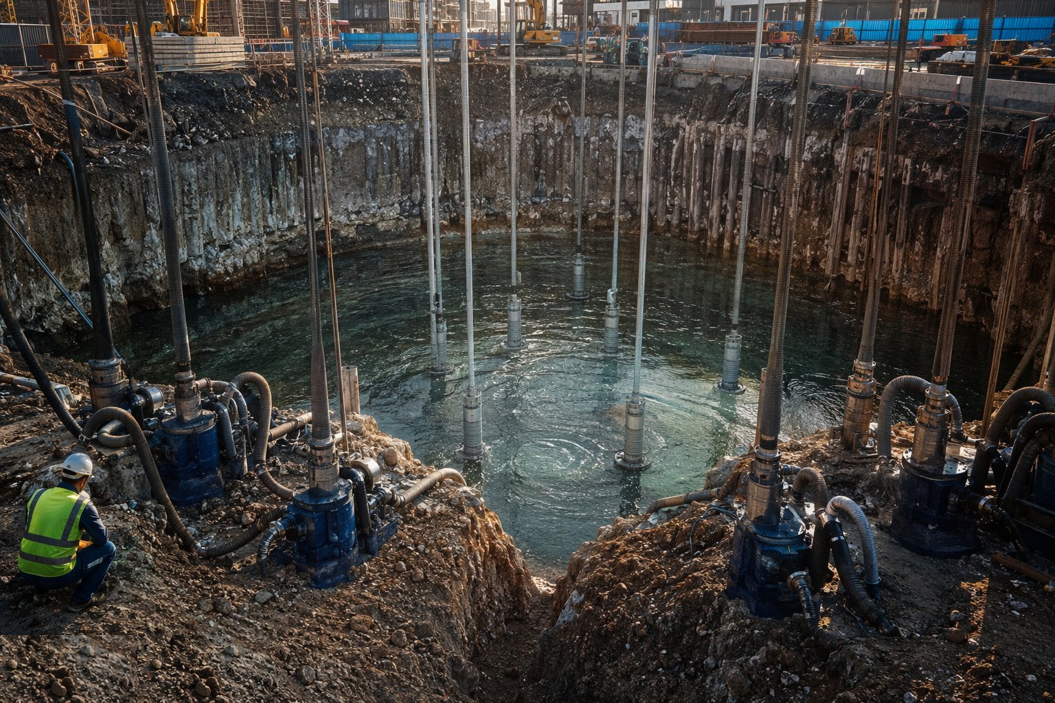 Prove the drawdown curve — Deep wells and ejectors, step 4