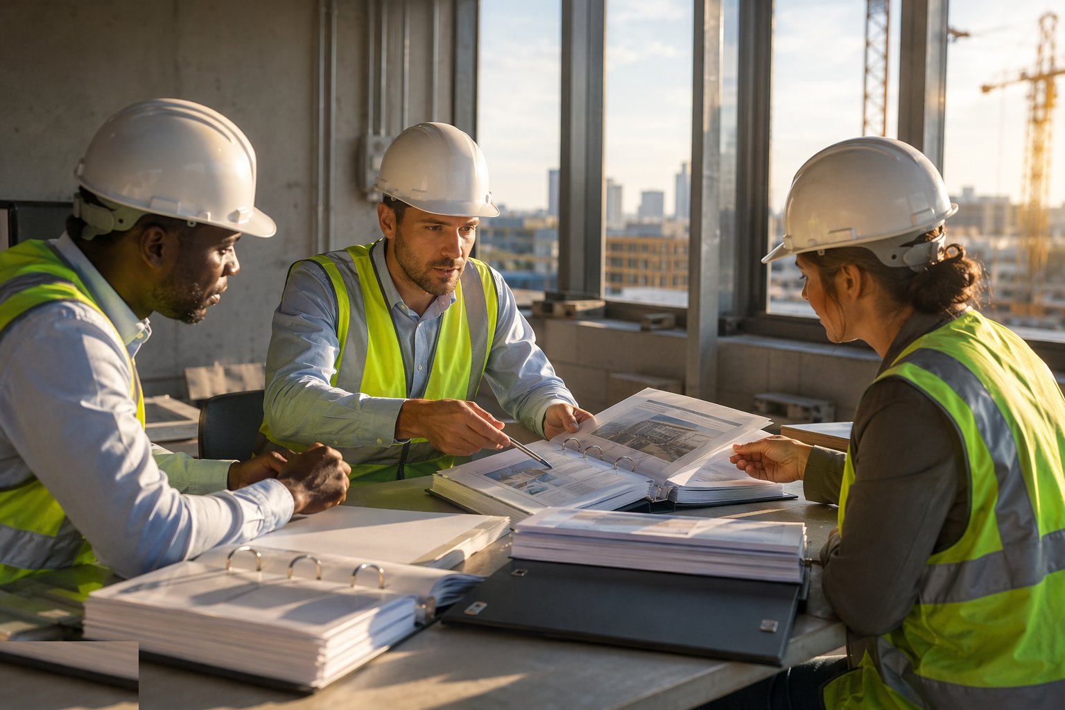 Set the documentation plan early — Documentation: O&M, H&S file, warranties, step 1