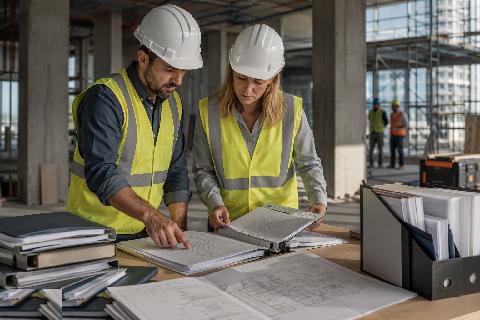 Collect as you build — Documentation: O&M, H&S file, warranties, step 2