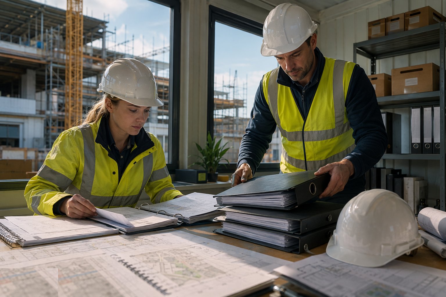 Assemble the H&S file — Documentation: O&M, H&S file, warranties, step 4