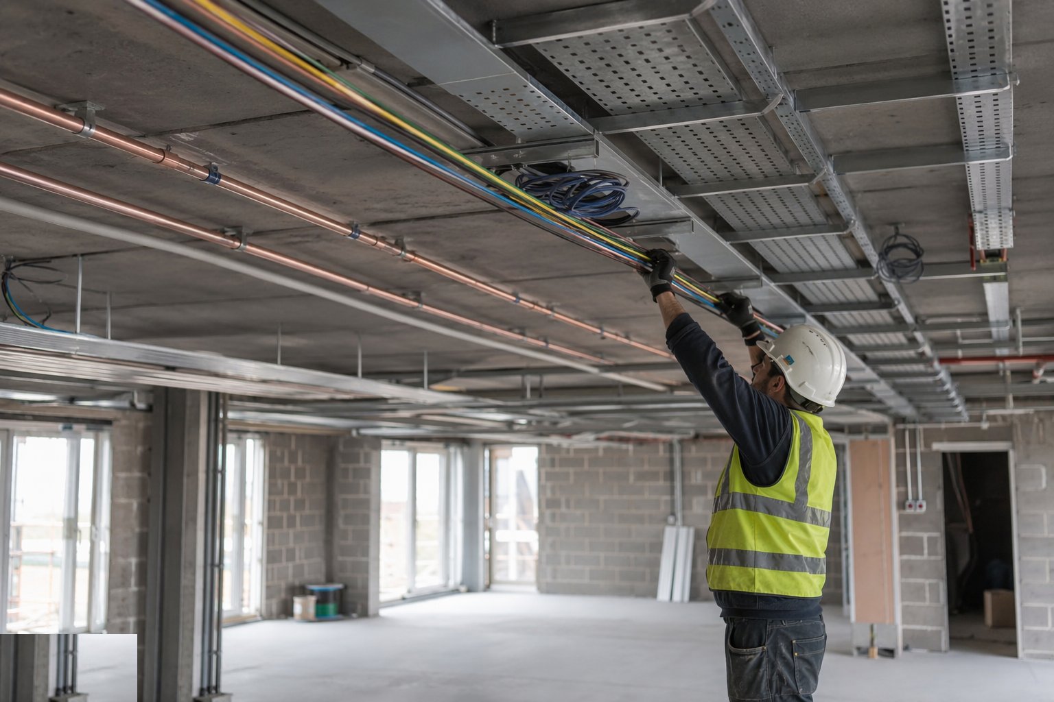 Earth and bond as you go — Electrical: containment and wiring, step 4