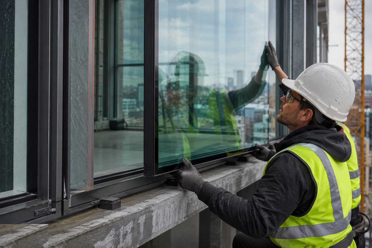 Glaze to the system — blocks, orientation and drainage — Glazing specifications, step 3