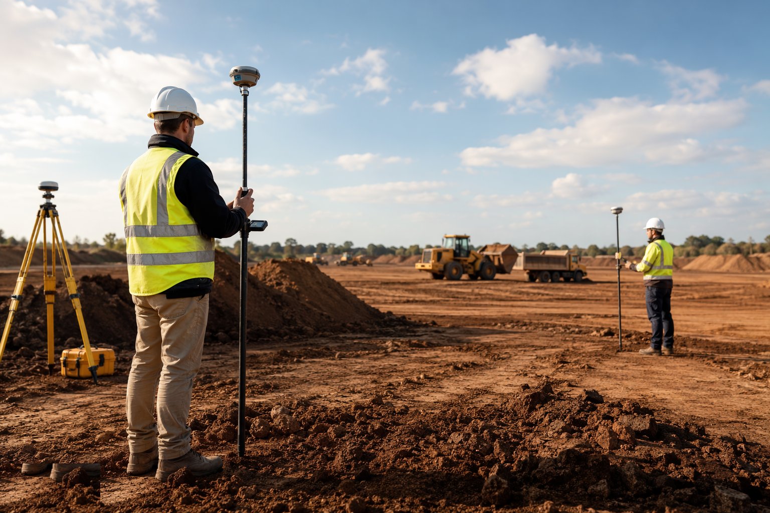 Set out and survey on fixed solutions only — GNSS (RTK) control, step 4