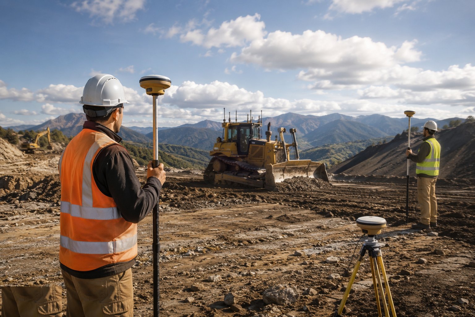 Feed the machines — GNSS (RTK) control, step 5