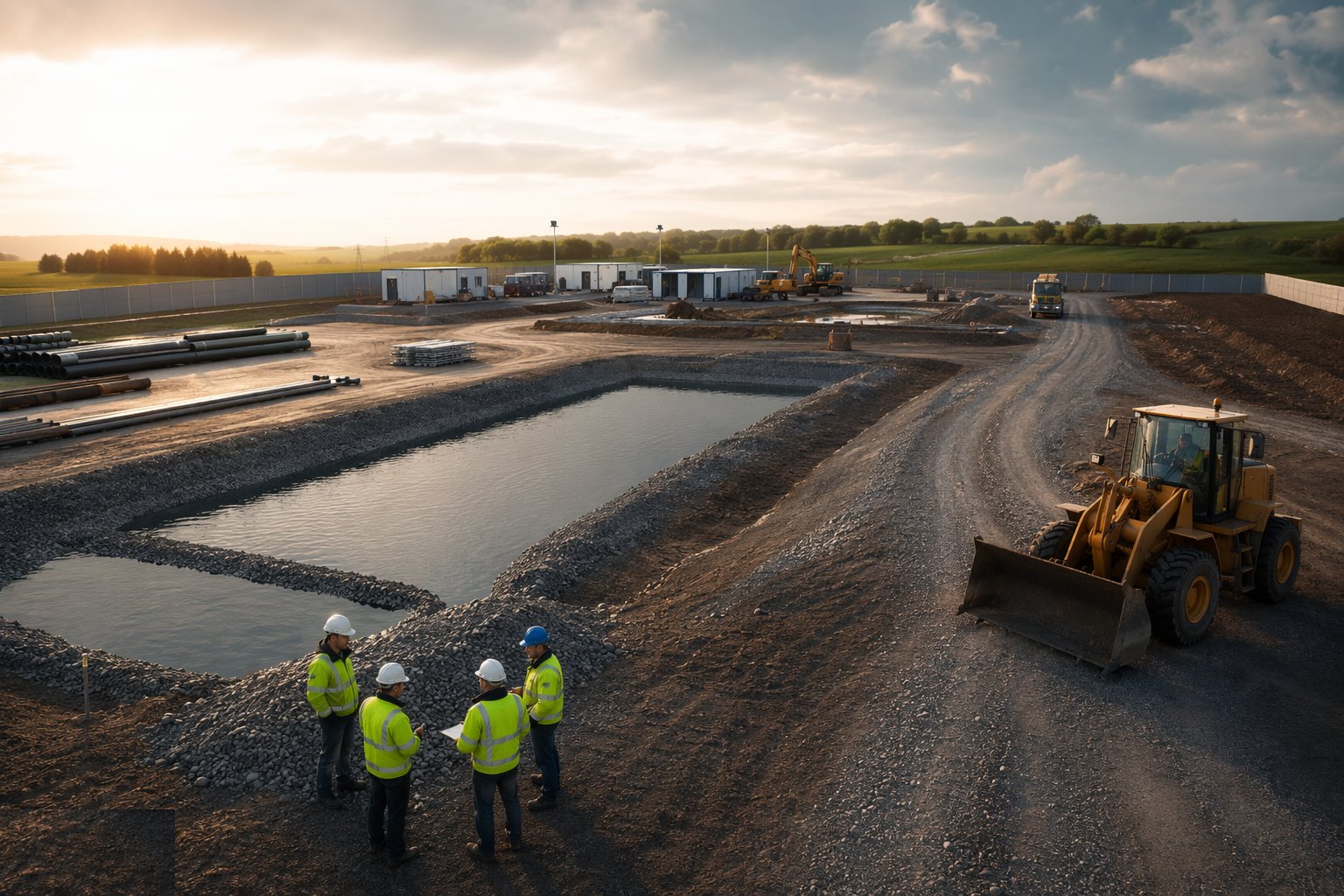 Commission water management and hand over to production — Greenfield set-up, step 7